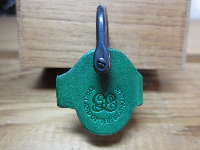 画像: GROK LEATHER/MINI KEY COVER GREENxBLACK