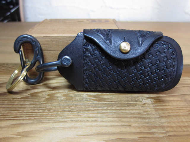 画像: GROK LEATHER/KEY COVER ELECT BASKET BLACKxBLACK