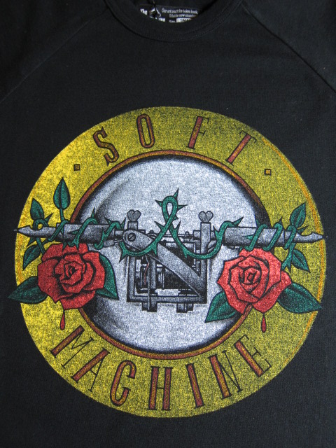 画像: SOFTMACHINE/ROSES RAGLAN  BLACK