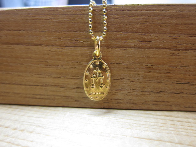 画像: MEDAILLE MARIA NECKLACE/SILVER 925　GOLD