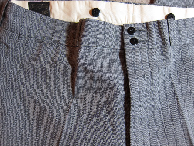 画像: BELAFONTE/RAGTIME TROUSER  HERRINGBONE STRIPE