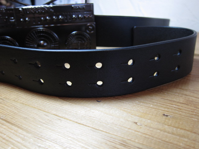 画像: COREFIGHTERxTURBOSONIC/LEATHER BELT  BLACK