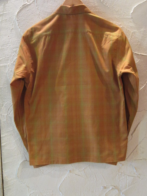 画像: RATS/T/C BROWN CHECK SH L/S  BROWN