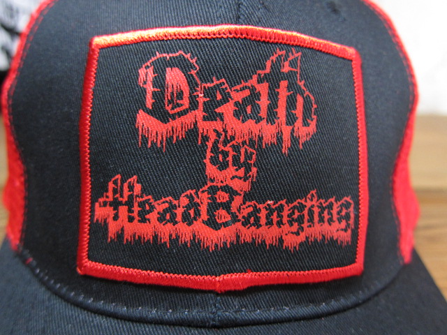 画像: COREFIGHTER/DEATH BY HB PATCH MESH CAP  BLKxRED