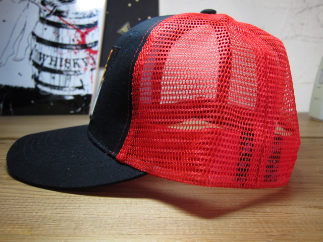 画像: COREFIGHTER/OZZY PATCH MESH CAP  BLKxRED