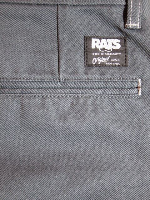 画像: RATS/FRISCO TWILL PANTS S/S  CHARCOAL