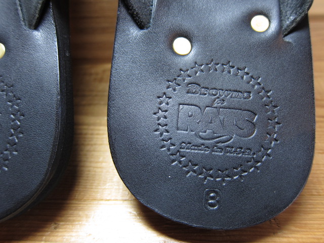 画像: RATS/BROWNS LEATHER SANDAL  BLACK