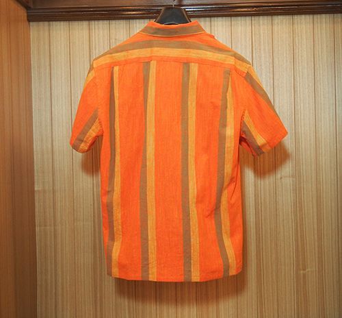 画像: RATS/PANAMA STRIPE SHIRTS  ORANGE