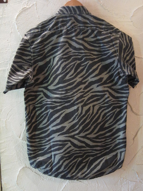 画像: COREFIGHTER/ZEBRA B.D S/S SHIRTS  ARMY ZEBRA