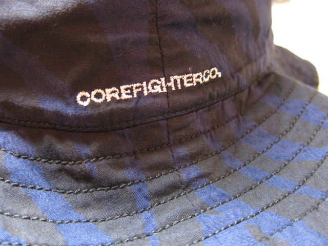 画像: COREFIGHTER/ZEBRA R/V BUCKET HAT  NAVYxBLACK