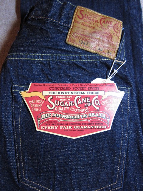 画像: SUGAR CANE/DENIM 1947 MODEL  ONEWASH