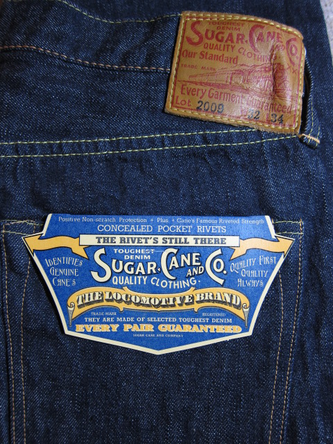 画像: SUGAR CANE/DENIM 1947 MODEL TYPEII  ONEWASH