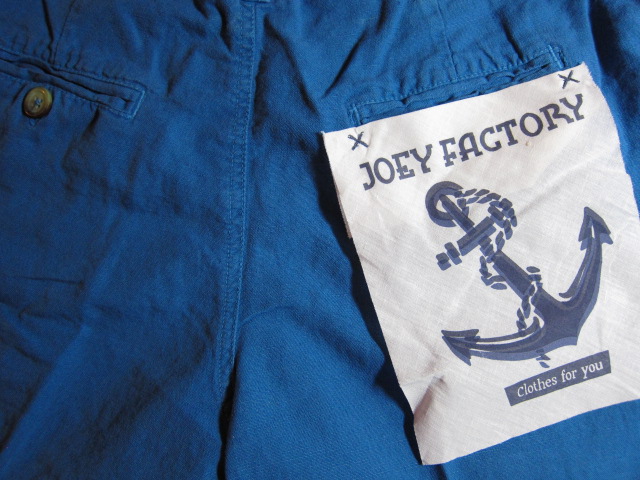 画像: ☆SALE 50%OFF☆ JOEY/COTTON LINEN SHORTS  BLUE