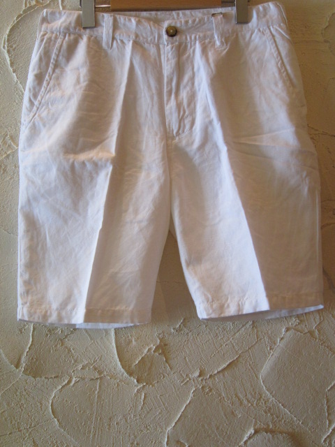 画像1: (SALE 40%OFF) JOEY/COTTON LINEN SHORTS  WHITE