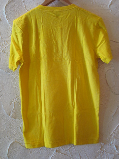 画像2: (SALE 50%OFF) JOEY/PIGMENT HENLEY POCKET T  YELLOW