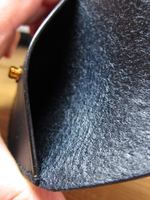 画像: GROK LEATHER/HALF MOON COIN  NATURALxBLACK