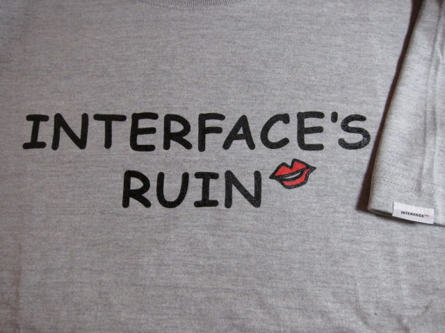 画像: INTERFACExFeelFORCE/RUIN T  GRAY