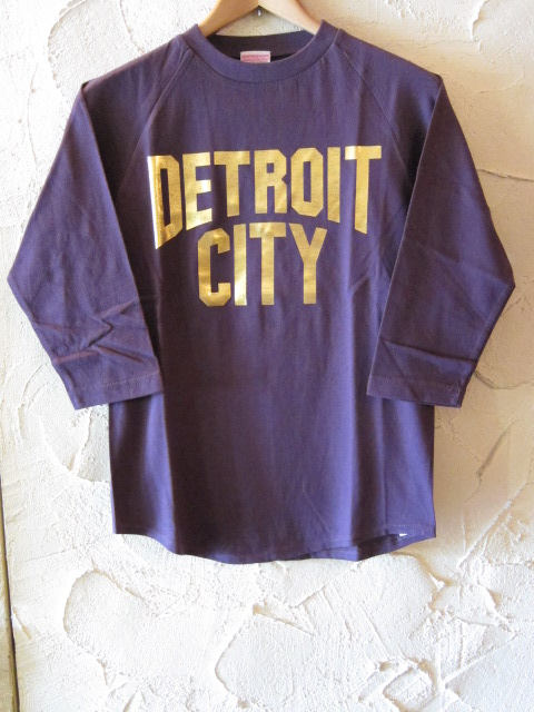 画像1: ☆SALE 50%OFF☆ AFI/DETROIT CITY PRINT 3/4 T PURPLE