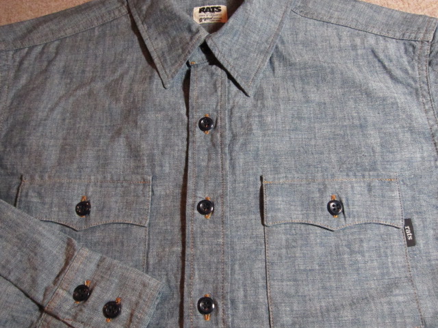 画像: RATS/CHAMBRAY SHIRTS  BLUE