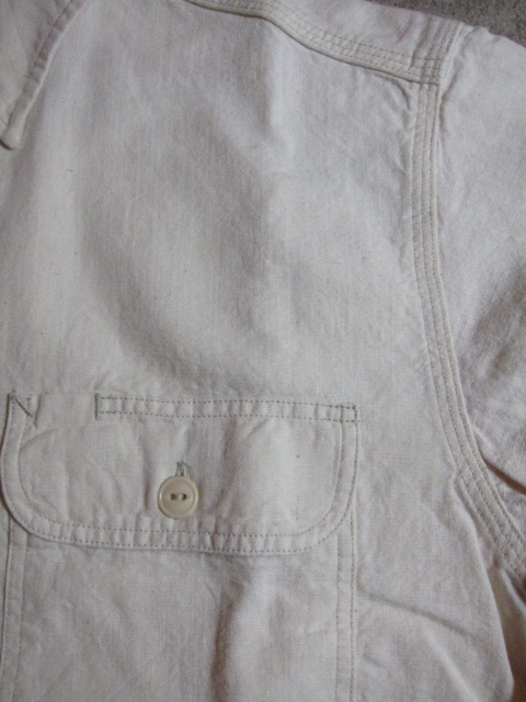 画像: SUGAR CANE/WHITE CHAMBRAY L/S WORK SHIRTS WHITE(OFF)SC25678A