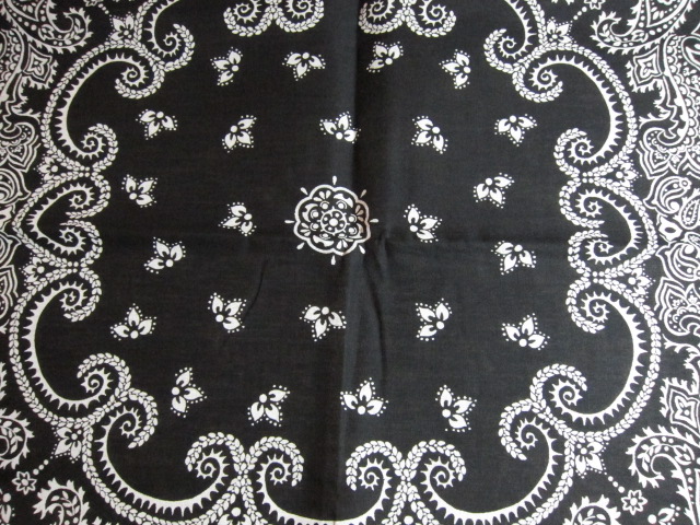 画像: SPRINGS/80's DEAD STOCK BANDANA B  BLACK