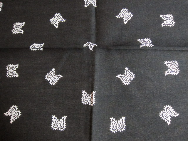 画像: SPRINGS/80's DEAD STOCK BANDANA C  BLACK