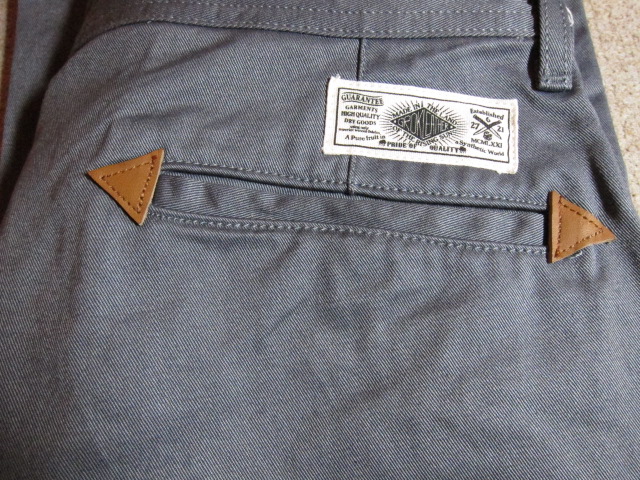 画像: GROK LEATHER/CHINO LOSE FIT  BLUEGRAY