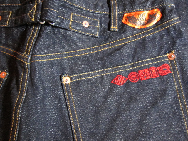 画像: GROK LEATHER/SELVAGE DENIM STRAIT  14.5ozDENIM