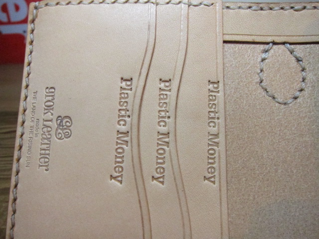 画像: GROK LEATHER/NEW BILL WALLET  NATURAL