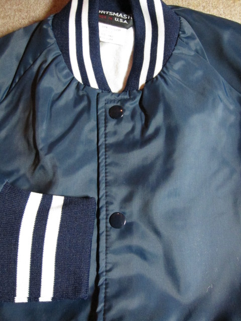 画像: SPORTS MASTER/NYLON BASEBALL JKT  NAVY