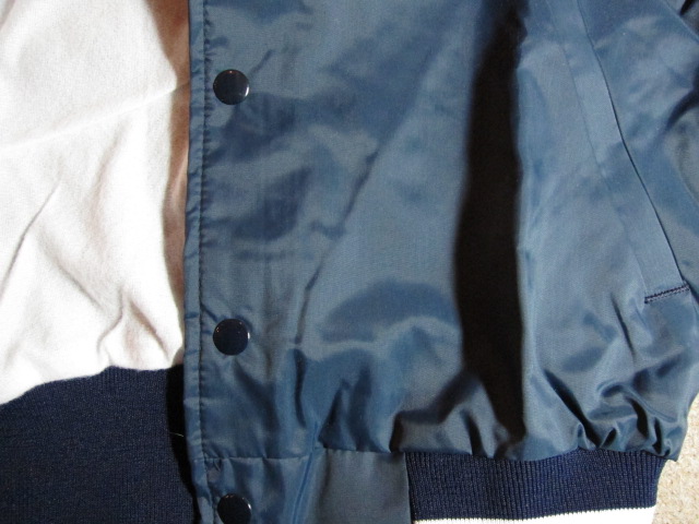 画像: SPORTS MASTER/NYLON BASEBALL JKT  NAVY