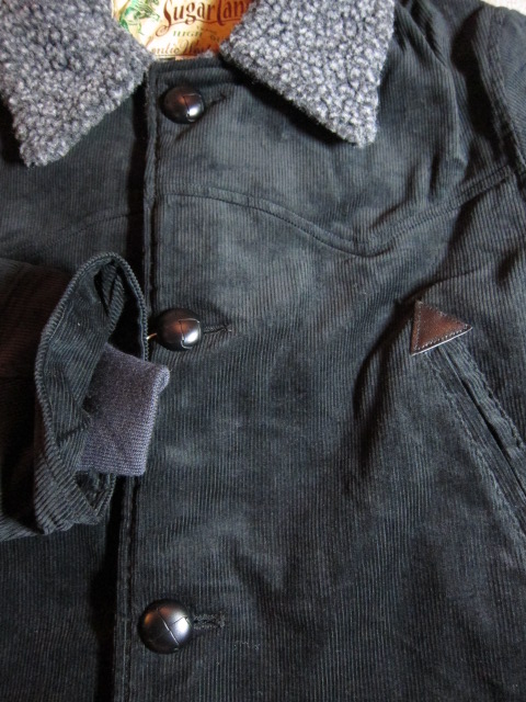 画像: SUGAR CANE/CORDUROY RANCH COAT  BLACK