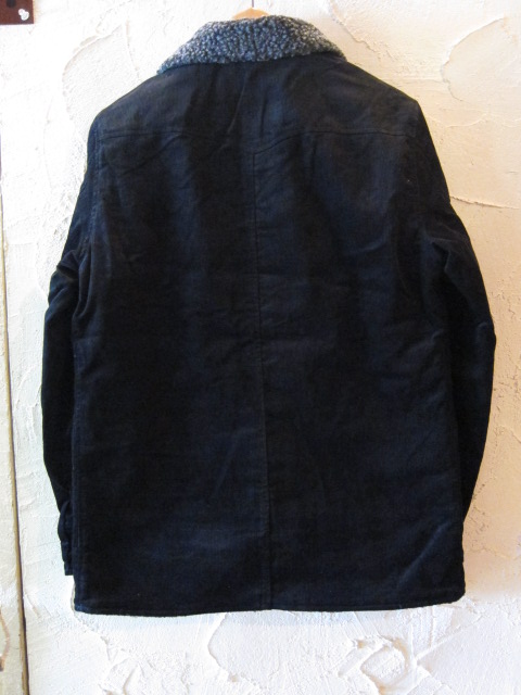 画像: SUGAR CANE/CORDUROY RANCH COAT  BLACK