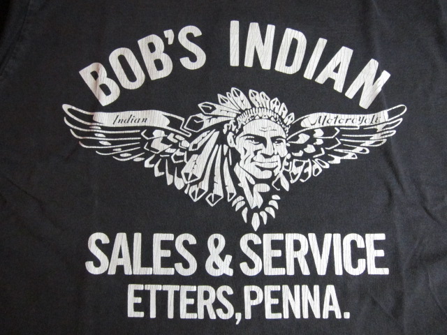画像: INDIAN MOTORCYCLE/BOB'S INDIAN L/S T  BLACK