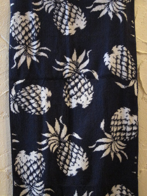 画像: DUKE'S KAHANAMOKU/PINEAPLLE BEACH TOWEL M  NAVY