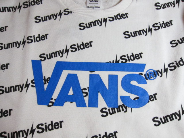 画像: SUNNY C SIDER/VANS　SWEAT  WHITE