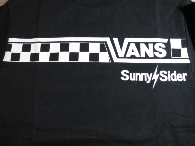 画像: SUNNY C SIDER/VANS　TEE  BLACK