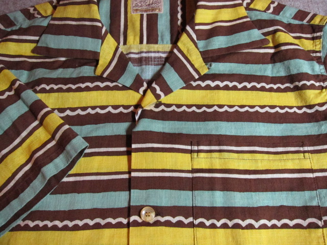 画像3: STYLE EYES/COTTON SPORT SHIRTS BORDER  BROWN