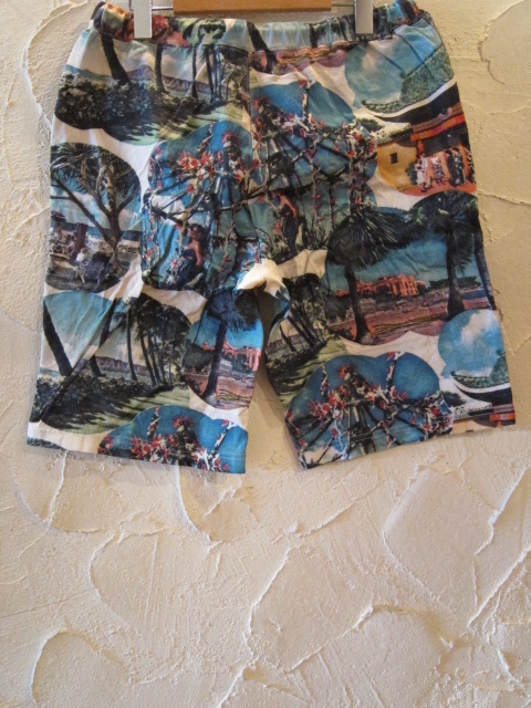 画像: SUN SURF/COLOR PICTURE PRINT S/S PT  BLUE