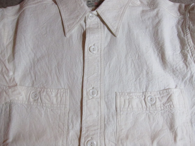 画像: BUZZ RICKSON'S/CHAMBRAY S/S WORK SHIRTS  OFF