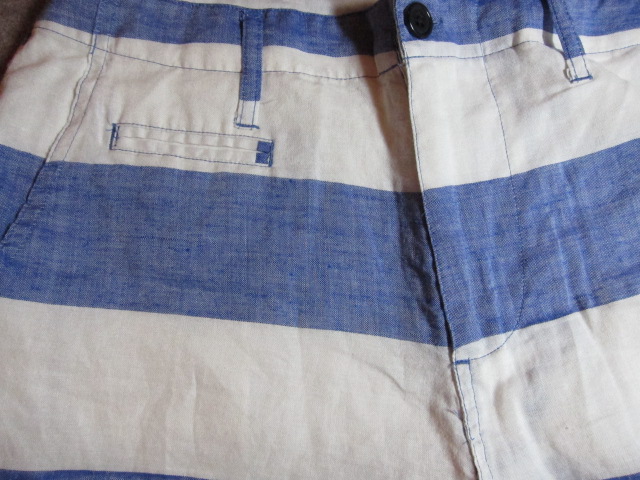 画像: (SALE 40%OFF) PAN HARD/RAMIE BORDER SHORTS  BLUE