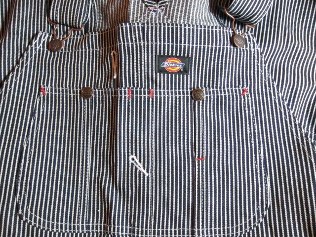 画像: DICKIES/BIB OVERALL  HICKORY STRIPE