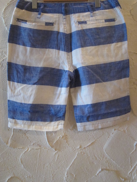 画像: (SALE 40%OFF) PAN HARD/RAMIE BORDER SHORTS  BLUE