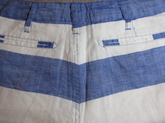 画像: (SALE 40%OFF) PAN HARD/RAMIE BORDER SHORTS  BLUE