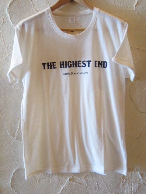 画像1: (SALE 40%OFF) THE HIGHEST END/ROLL UP TEE  WHITE