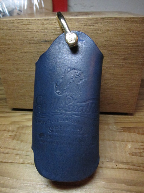 画像: GROK LEATHER/KEY COVER ELECT PLANE NAVYxGOLD