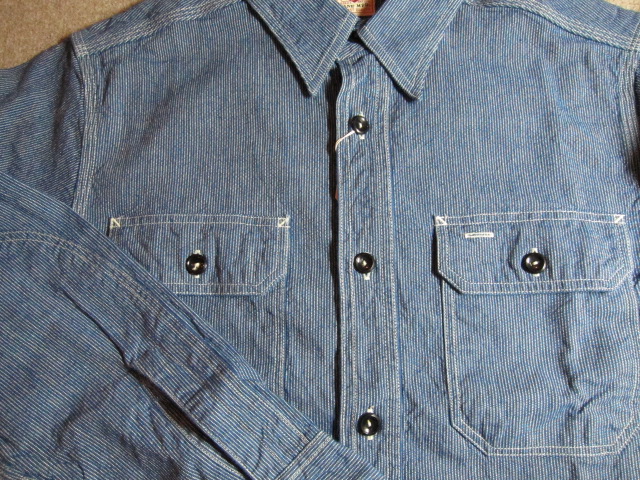 画像: SUGAR CANE/JEAN COAD SHIRTS  NAVY