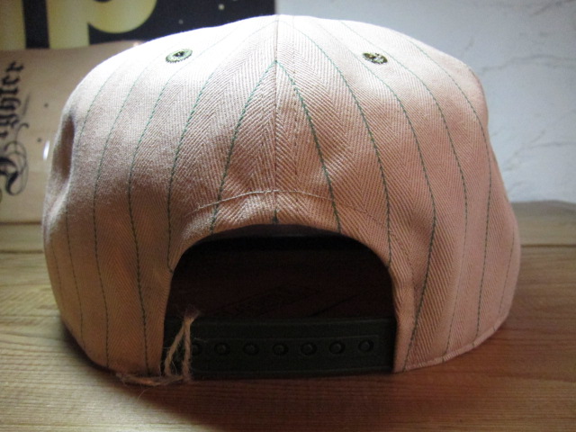 画像: BELAFONTE/RT STRIPED HERRINGBONE STORE CAP ORGxGRN