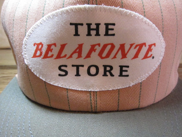 画像: BELAFONTE/RT STRIPED HERRINGBONE STORE CAP ORGxGRN