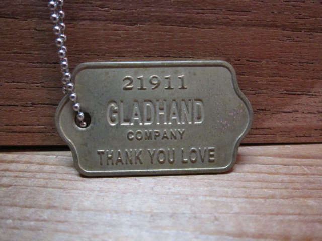 画像: GLAD HAND(グラッドハンド)/GH TAG NECKLASS  THANKYOULOVE